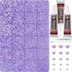 thumbnail image 1 of Strass Worthofbest 35.000 piezas lavanda de respaldo plano, 1 of 7