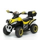 thumbnail image 1 of Cuatrimoto a Batería Quad Lx Amarilla, 1 of 7