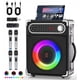 thumbnail image 1 of Máquina de karaoke voijump con micrófonos inalámbricos, Bluetooth y LED, 1 of 8
