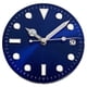 thumbnail image 4 of Dial de reloj de 28.5 mm, reemplazo para NH36/NH35 Modificación de movimiento Green Luminoso , Azul, 4 of 5