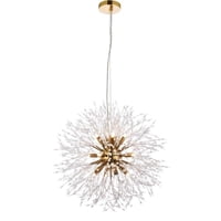 Lámpara Colgante Elegant Lighting Solace 12 Luces Dorada