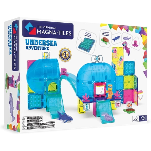 MAGNA-TILES Undersea Adventure, 58 piezas