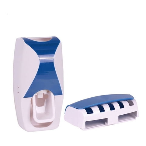 Genérico - Dispensador Automático Pasta Dental + Porta Cepillo Dientes