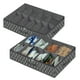 thumbnail image 1 of 2Pcs Zapatera Plegable Funda Zapatos Bajo Cama Para 12 Pares Gris X, 1 of 6