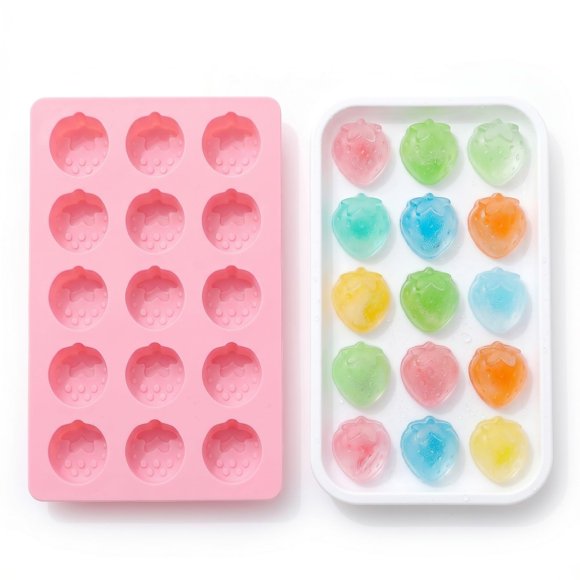 Bandeja para cubitos de hielo MayeBridge con diseño de fresa