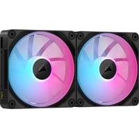 Ventilador Corsair Icue Link Lx140 Rgb 140 Mm Pwm, Paquete Doble, Negro