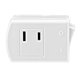 thumbnail image 1 of Enchufe eléctrico Leviton 1469-W, 125 V, 13 A, color blanco, 1 of 1