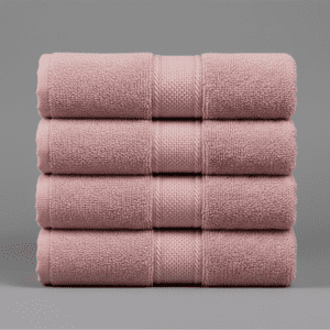 Pack 4 Toallas Chiteco 100% Algodón 400G Baño 135 X 70 Cm Color Rosa
