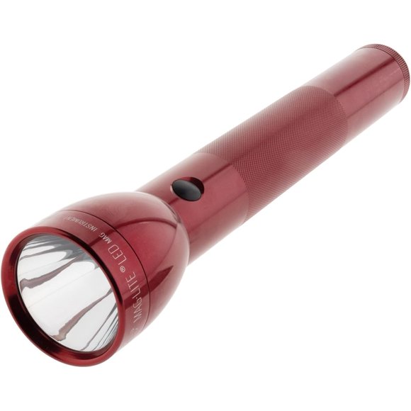 Linterna Maglite ML300L LED de 3 celdas D con enfoque ajustable, color rojo