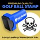thumbnail image 2 of Estampilla de Golf Alibi Golf Calavera y Huesos Cruzados, 2 of 8