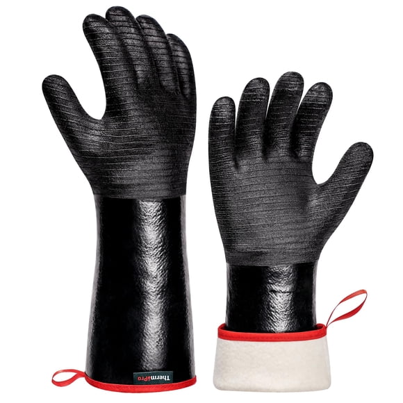 Guantes impermeables Potholder ThermoPro de 36 cm y 470 °C, resistentes al calor