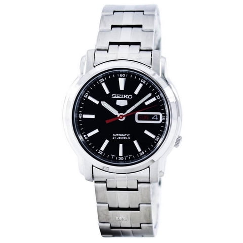 Reloj Seiko 5 Sports Con Esfera Negra Automática Para Hombre Snkl83K1