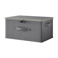 Bothyi - Caja De Almacenamiento Plegable Decorativa Con Cerradura Para Sala De Juegos, Dormitorio, Guardería, 49 Cm X 37 Cm X 30 Cm
