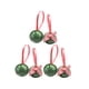 thumbnail image 3 of 6 Piezas Campanas De Navidad 2023 Decorativas Con Lazo Para Sala De Navidad Vacaciones Verde, 3 of 5