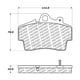 thumbnail image 2 of Pastillas Freno para auto Porsche Cayman 2005-2012 Delantero, 2 of 5