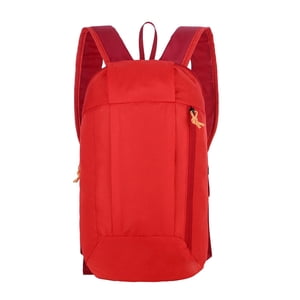 Ioensy - Mochila Para Correr Trabajo Al Aire Libre Camping Organizador Portátil Mochila Ligera Rojo