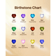 thumbnail image 2 of Collar Love Pendant Con Birthstone Zirconia Y Caja De Regalo, 2 of 4