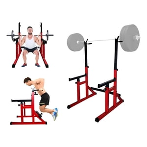 Linea Sport - Rack De Sentadillas Ajustable Multifuncional Para Barras