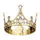 thumbnail image 2 of Diadema Tiaras Tiaras Modernas Tocados Para Fiestas Temáticas Boda Cumplea?os Oro, 2 of 5