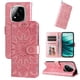 thumbnail image 1 of Funda tipo cartera FOXDOCK para Xiaomi Redmi Note 14 Pro Plus 5G , diseño girasol en relieve, cuero PU, cierre magnético, soporte y tarjetero, 1 of 5
