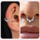 thumbnail image 3 of Arete ShineRose 8 mm/10 mm/12 mm 16G/18G CZ Plata/Oro, 3 of 6