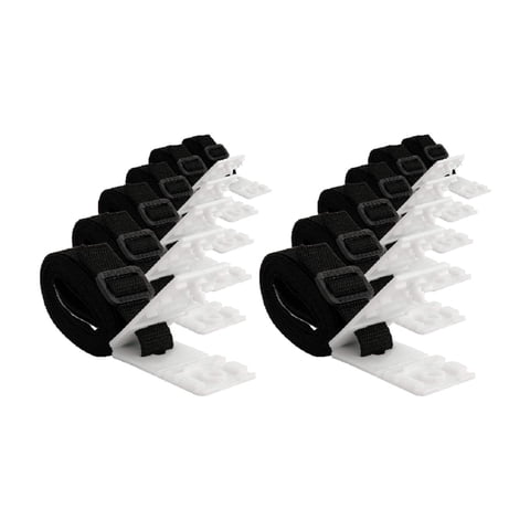 Magideal - Kit De Fijación Para Enrollador De Cubierta Solar De Piscina, Accesorios, Instalación Fácil Y Segura, Universal Para Piscinas Enterradas, Correas Para 12 Piezas