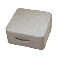 Ioensy - Cojín De Suelo Móvil Para Adultos, Cojín Para Sentarse En El Balcón, Charlar En El Dormitorio, Gris Claro