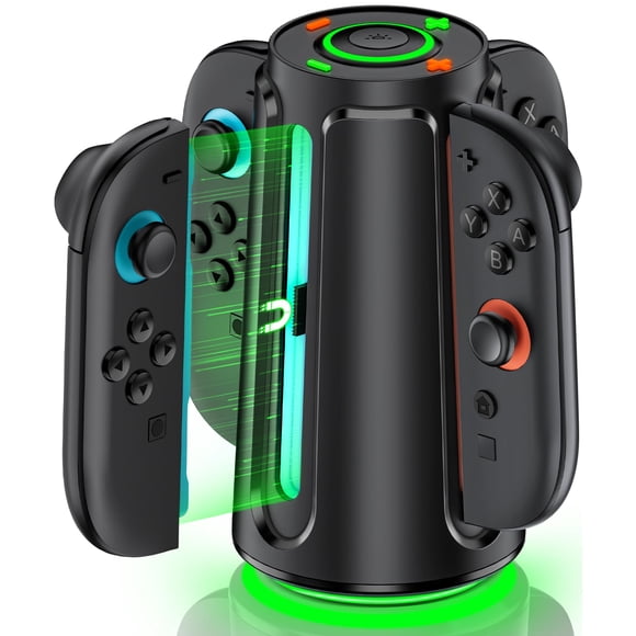 Base De Carga Magnética 4 En 1 Para Joy Con De Nintendo Switch 2