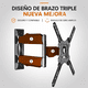 thumbnail image 5 of Soporte Tv Pared Articulado Ajustable 35-65 PuLG Funlife, 5 of 7