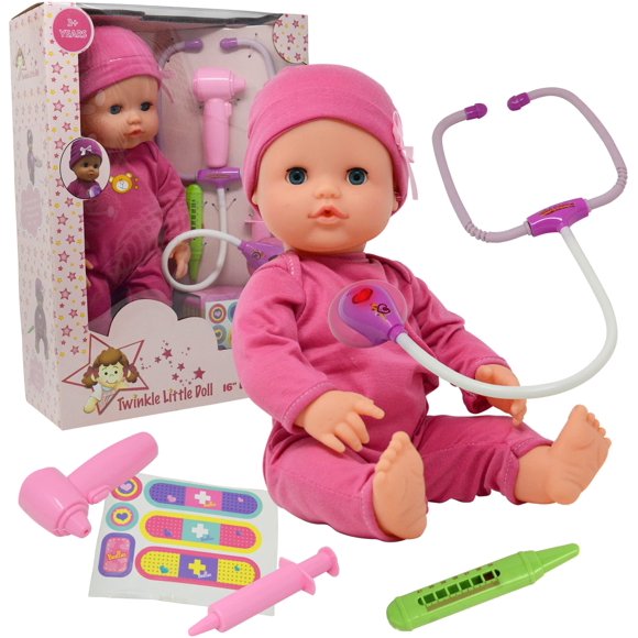 Baby Doll Toy Doctor Kit The New York Doll Collection, 16 pulgadas