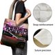 thumbnail image 3 of Twisted Metal Bolso de tela con estampado de lienzo para mujer, bolsa de compras reutilizable y estética, con cremallera interior, regalo para mujer,40*40cm., 3 of 6