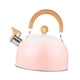 thumbnail image 2 of Tetera Silbante Multifuncional De 3 L Para Senderismo, Picnic, Camping, Cocina, Color Rosa, 2 of 5