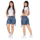 thumbnail image 3 of Short Mujer Cargo con Tiro Alto Elasticado 1139-1, 3 of 6