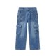 thumbnail image 2 of Pantalon Cargo Niña Jeans Moda Urbana Con Bolsillos, 2 of 3
