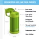 thumbnail image 2 of Botella de agua THERMOS FUNTAINER 350 ml con pajita Kids Lime, 2 of 7