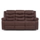 thumbnail image 2 of Living 3 Cuerpos Reclinable Norman + 2 Berger Norman Café Oscuro, 2 of 19
