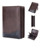 thumbnail image 3 of Cartera de PU para hombre, tarjetero de piel lisa, billetera delgada minimalista para hombre., 3 of 5