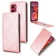 thumbnail image 3 of Funda tipo folio para Motorola Moto G05 con soporte magnético y protección para la cámara Oro rosa, 3 of 6