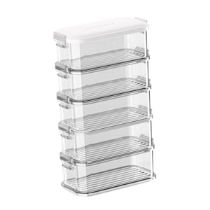 Bothyi - Caja Transparente Para Alimentos Frescos, Contenedor De Frutas, Caja Para Refrigerios Para Cafeterías, Cocinas Y Comedores