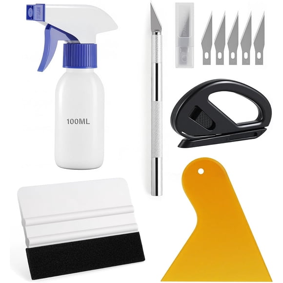 SINGARO Car Window Film Kit, 5PCS Car Glass Protective Window