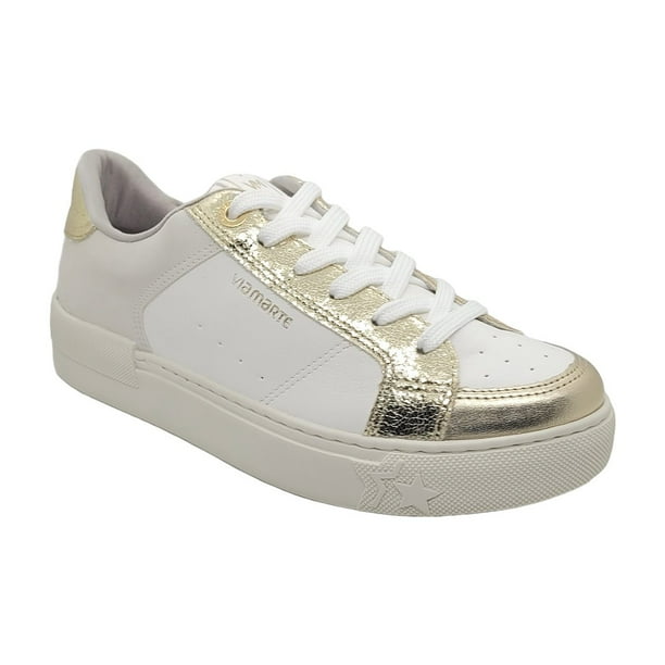 ZAPATILLAS URBANAS VIA MARTE DORADAS MUJER | 122-001-04 - Talla 39