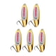 thumbnail image 5 of 5x Cucharas De Pesca Verticales Duros Spinnerbaits Cebos Para Lubina Agua Dulce Agua Salada Oro 14g, 5 of 5