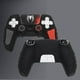 thumbnail image 4 of Funda para controlador de PlayStation 5, funda de silicona antideslizante para el mando de PS5 con tapones para el pulgar, protectores para el joystick y adhesivo envolvente para la funda-Negro, 4 of 9