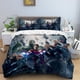 thumbnail image 1 of The Avengers Irons Mans Bedding Set,Iron Man Tony Stark Duvet Cover ing Home Decoration Pillowcase Quilt Cover Set Gift Bed Sheets, 1 of 5