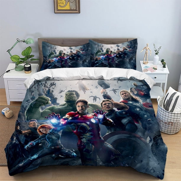 The Avengers Irons Mans Bedding Set,Iron Man Tony Stark Duvet Cover ing Home Decoration Pillowcase Quilt Cover Set Gift Bed Sheets