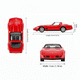 thumbnail image 4 of Auto Chevrolet Corvette Escala 1:60 - Welly, 4 of 5