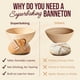 thumbnail image 4 of Kit de inicio de masa madre Superbaking con juego de 9 bannetones redondos, 4 of 9