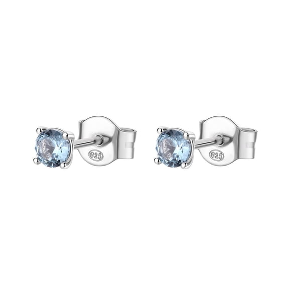 Aros Fcl39 Celeste Mujer