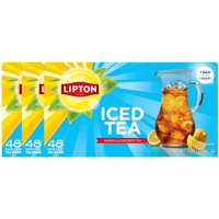 Té Negro Sin Azúcar Iced Tea Lipton, 48 Bolsitas De Té X 3