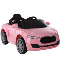 Auto A Bateria Cabrio 6V Rosa Bebesit